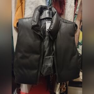 Garage Black Quilted Vest